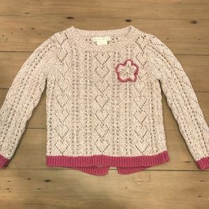 Maggie & Zoe Little Girl’s Sweater Flower Sz 5